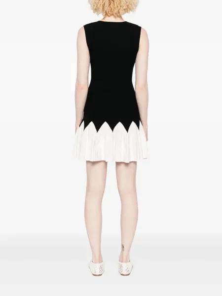 Rochie mini Sandro tricotate de costum negru