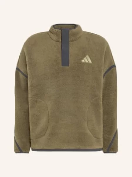 Adidas Terrex Sweter Typu Troyer Z Polaru Multi Essential gruen oliwkowy