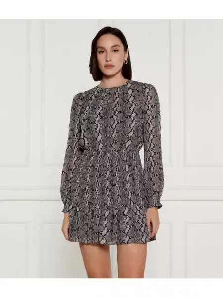 Michael Kors Rochie LS MOCK gri