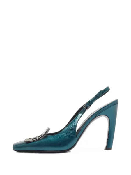 Pantofi cu toc Tory Burch slingback albastru