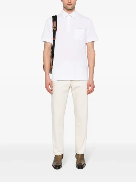 Polo marškinėliai Zegna balta