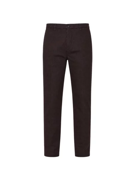 Pantaloni chino Borghese elegante maro