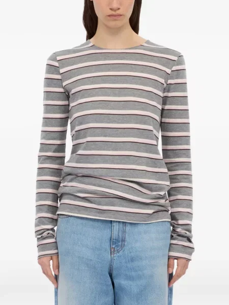 Top Msgm cu dungi gri