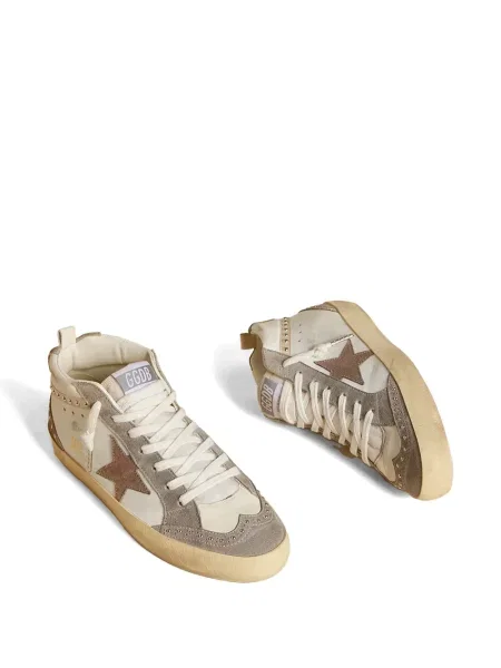 Sneakerși Golden Goose Mid Star alb