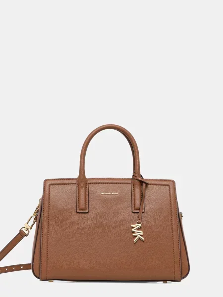 Torebka Michael Kors skórzana brązowa