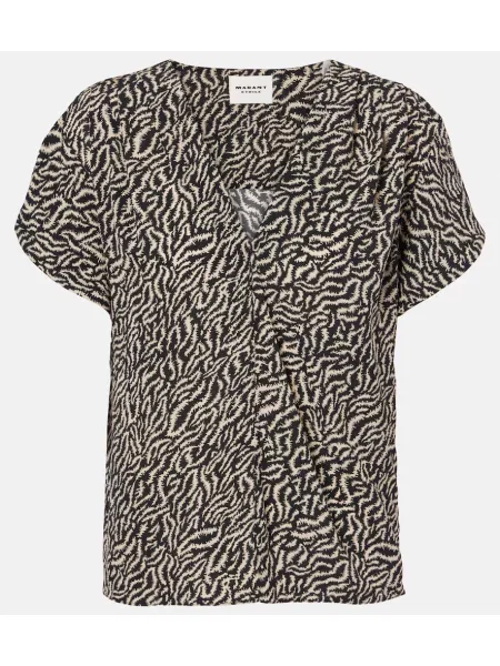 Top Marant Etoile cu imagine negru