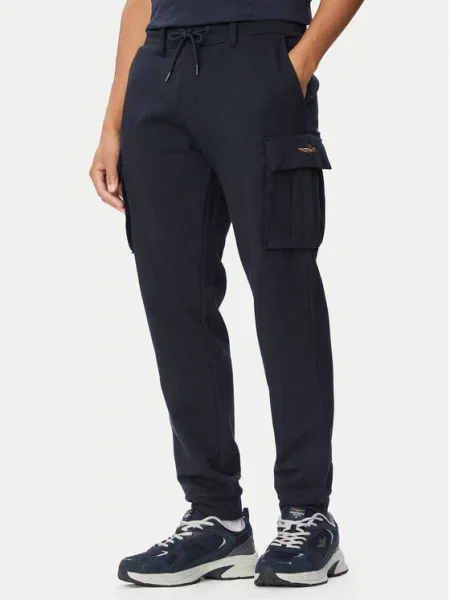 Aeronautica Militare Pantaloni trening Bleumarin