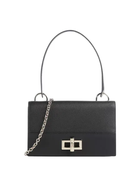 Torebka crossbody Furla skórzana czarna