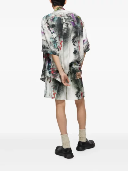 Pantaloni scurți Acne Studios alb