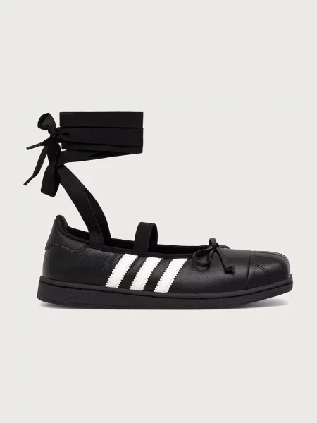 Adidas Originals baleríny Superstar SQ Ballet Adiluna x Jennie čierna