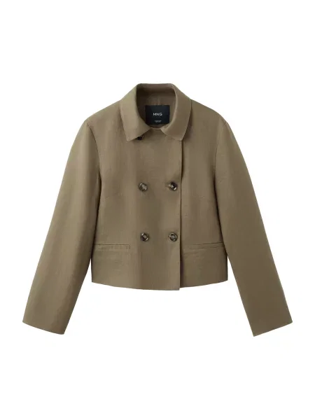 MANGO Geacă de primăvară-toamnă LISTELA kaki