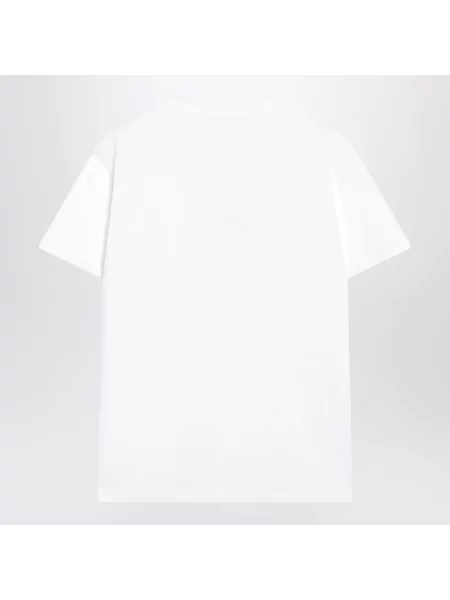 Koszulka Maison Margiela z logo biała