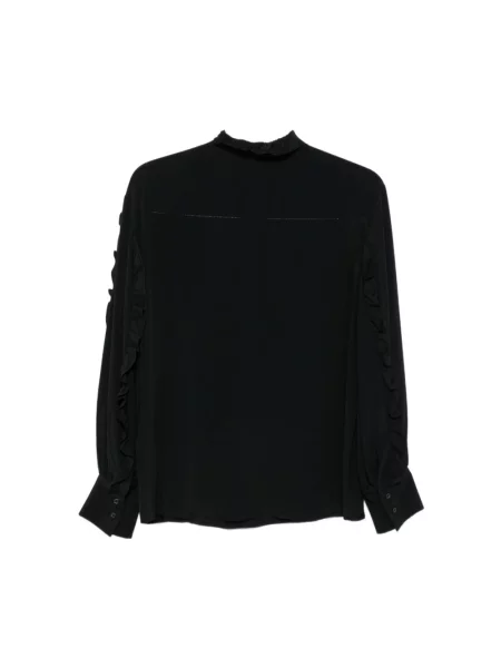 Bluzka Seventy z falbankami czarna