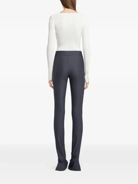 Tricou Courreges tricotate alb