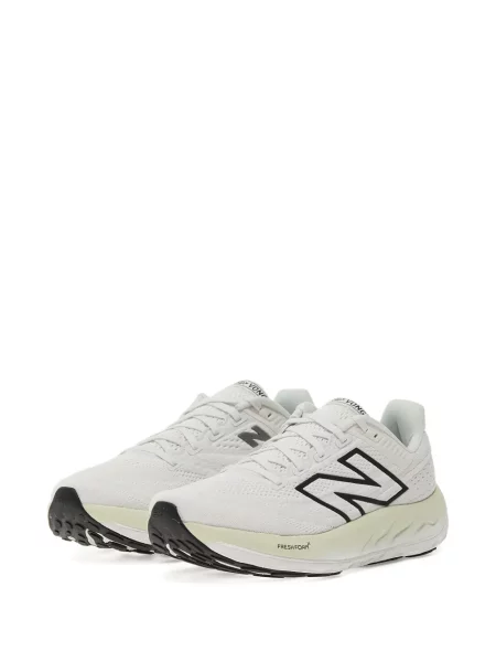 Кожаный плисиран суичър с качулка New Balance черно