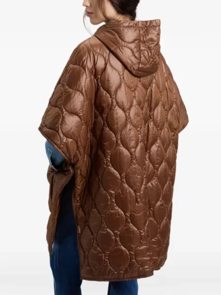 Palton Woolrich cu glugă maro
