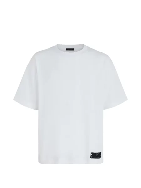 Tricou Giuseppe Zanotti cu decolteu rotund alb