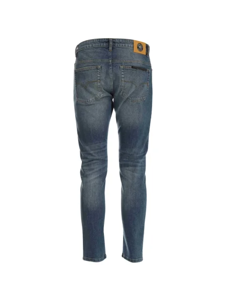 Traperice Versace Jeans Couture s izlizanim efektom plava