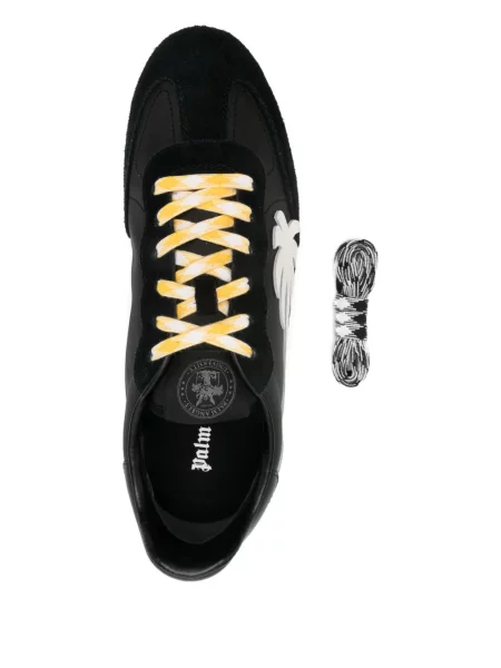 Sneakerși Palm Angels din piele negru