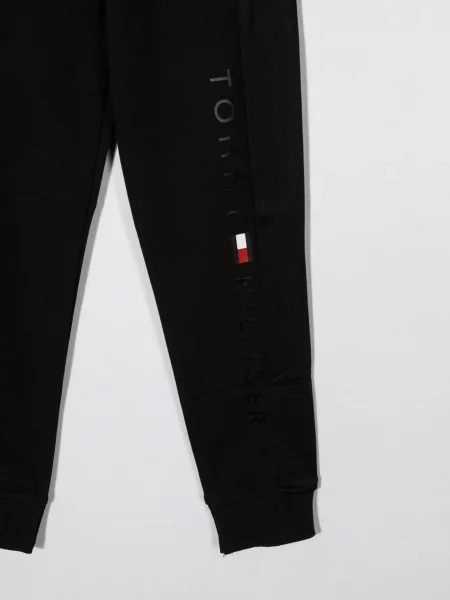 Spodnie dziecięce Tommy Hilfiger czarne