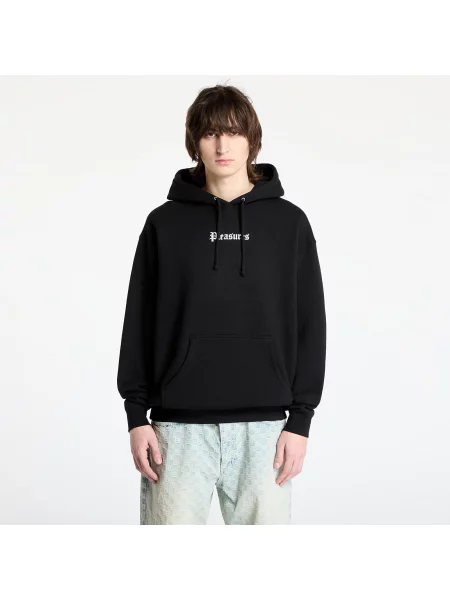 Hanorac PLEASURES Burn Again Hoodie Black S negru