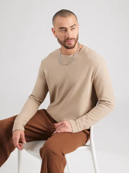 JOOP! Jeans Tričko Phineus kapučíno