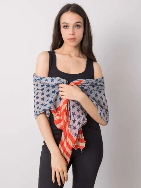 Fular Fashionhunters albastru