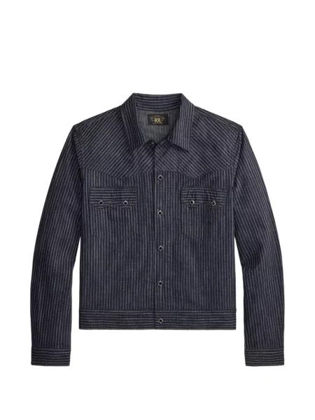 Geacă Ralph Lauren Rrl cu dungi albastru
