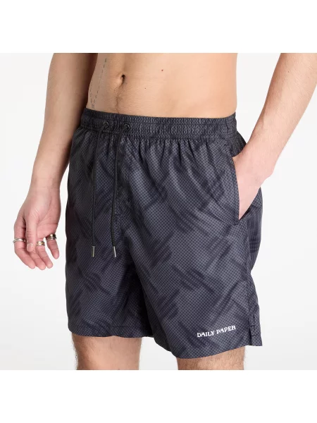 Daily Paper szorty kąpielowe Dotted Monogram Swimshorts czarny
