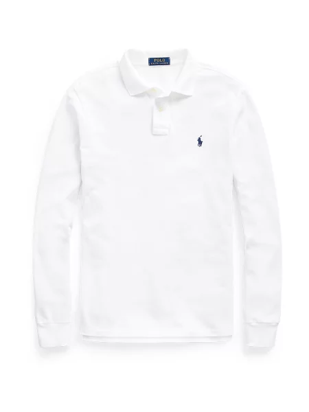 Polo Ralph Lauren Polo Custom Slim Fit λευκό