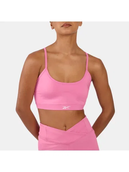 Reebok sportowy biustonosz z ramiączkami Kendal Coreunisex Playful Pink Size: XS różowy