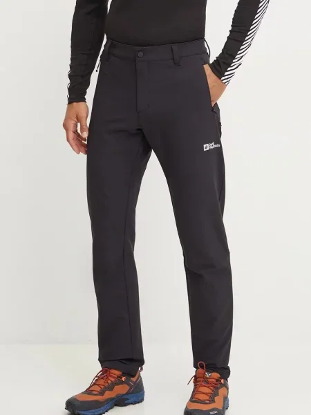Jack Wolfskin pantaloni de exterior Activate Thermic negru