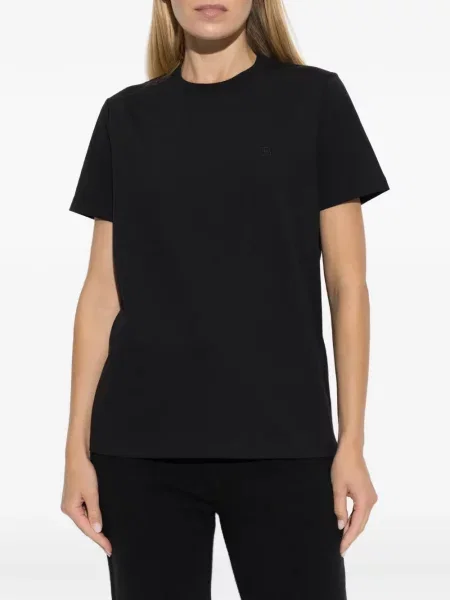 Tricou Balmain cu broderie negru
