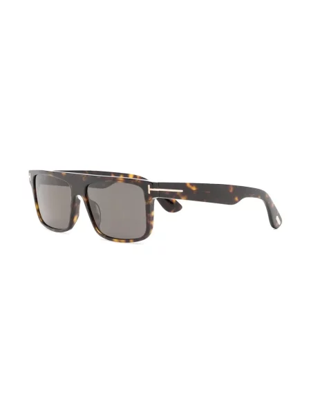 Kvadratiniai akiniai nuo saulės Tom Ford Eyewear ruda