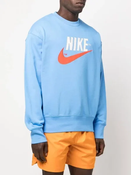 Hanorac Nike cu imagine albastru