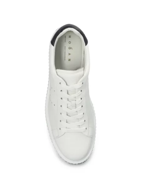 Sneakerși Hogan din piele alb