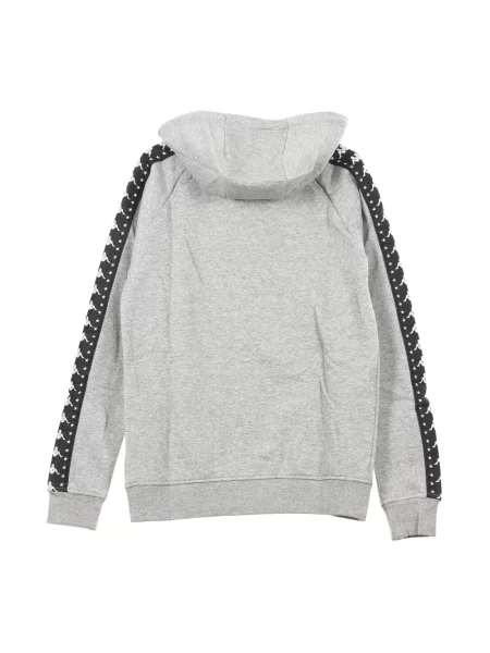 Bluza z kapturem Kappa z kapturem szara
