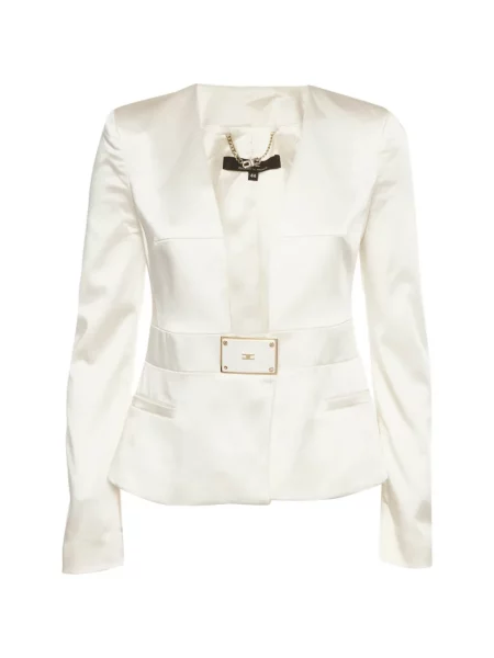 Sacou Elisabetta Franchi alb