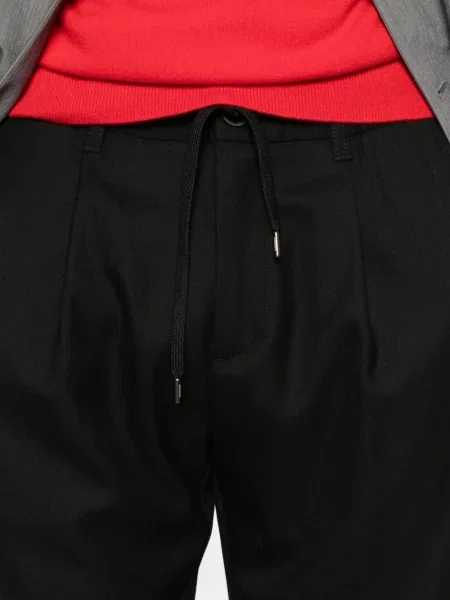 Pantaloni Herno plisate negru