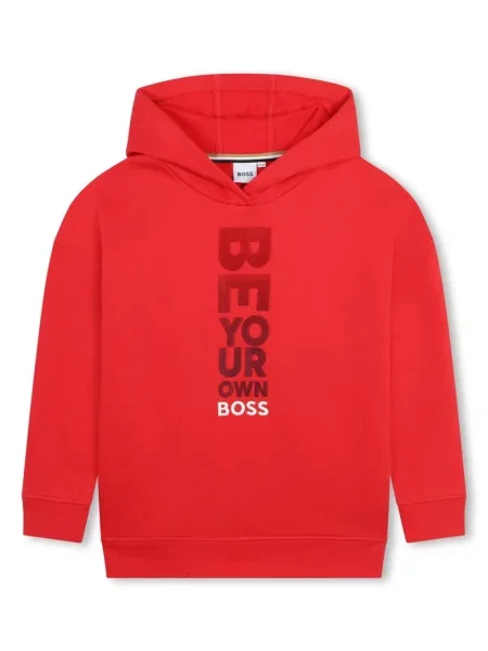 Bluza z kapturem dziecięca Bosswear czerwona