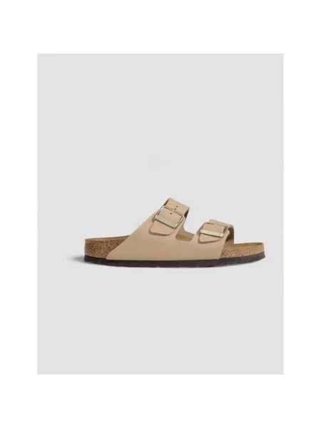 Birkenstock Papucs Arizona Sfb Lenb bézs