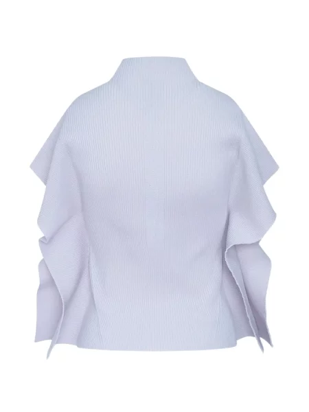 Top Cfcl tricotate cu volane violet