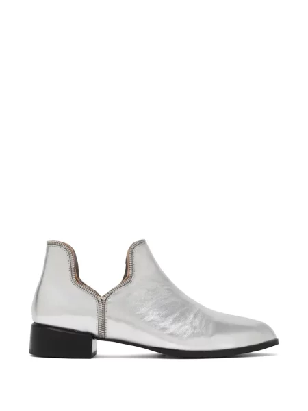 Botine Senso din piele argintiu