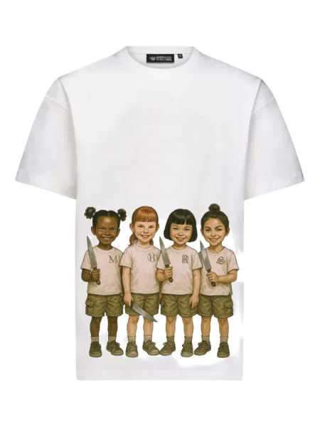 Tricou Mostly Heard Rarely Seen alb