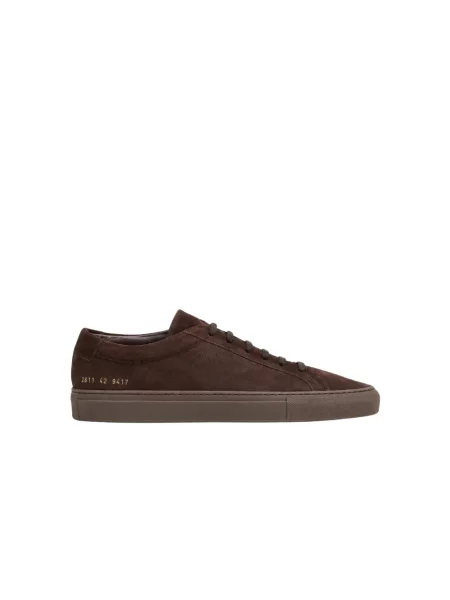 Sneakersy Common Projects zamszowe brązowe