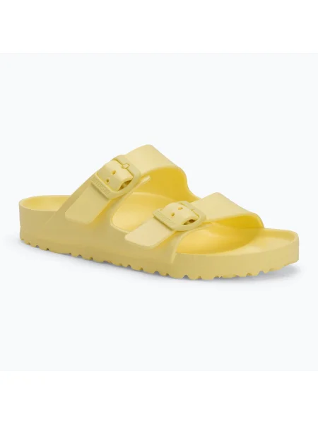 BIRKENSTOCK Arizona EVA Тесни джапанки с пуканки жълто