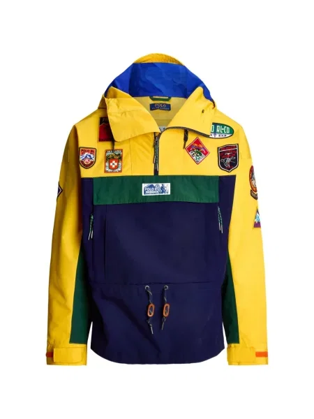 Tricou polo Polo Ralph Lauren cu autograf cu 5 buzunare în carouri gri