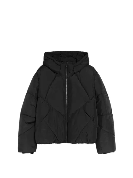 Bershka Geacă de iarnă negru