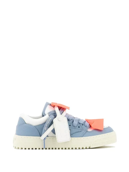 Sneakerși Off-white cu autograf alb