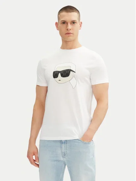 KARL LAGERFELD Футболка білий